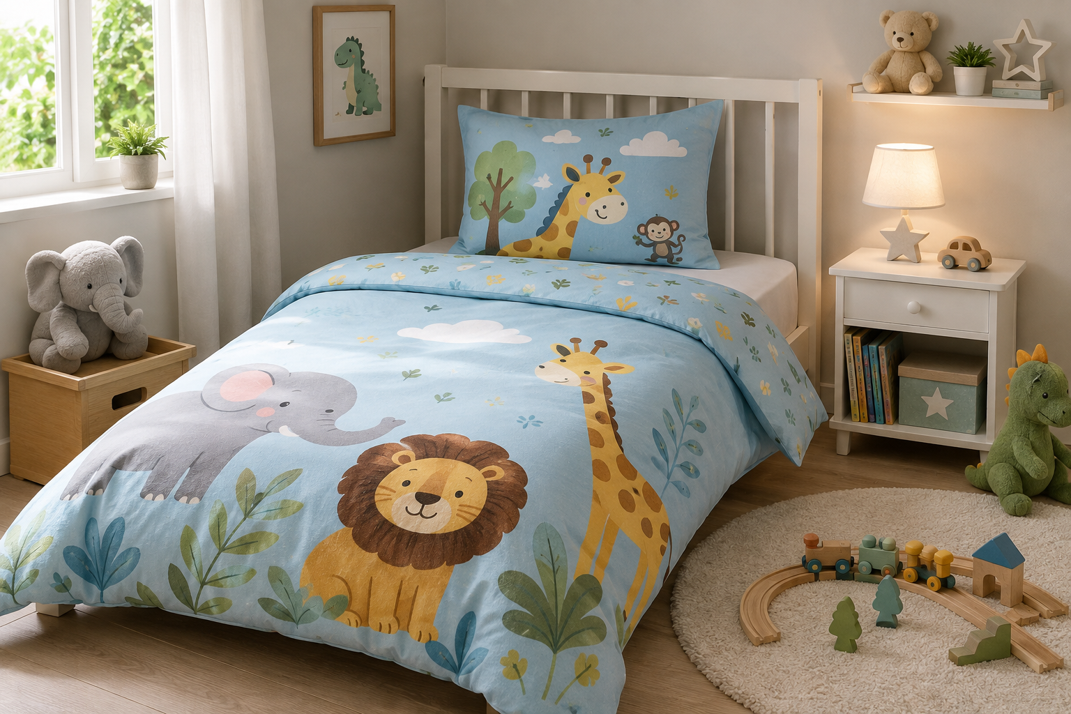 Kinderbettwäsche mit unterschiedlichen Motiven und Designs