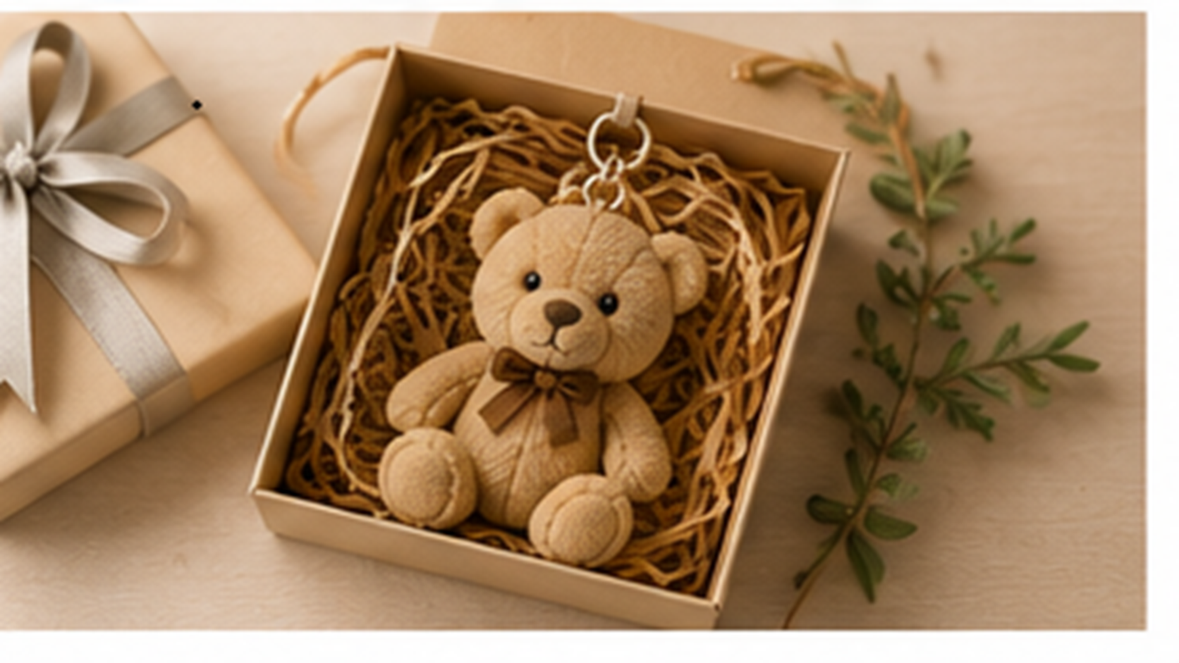 Plüsch-Schlüsselanhänger als dekorative Geschenkidee