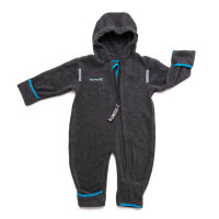 Hoppediz Fleece-Overall 92-98 anthrazit
