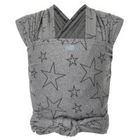 Hoppediz Elastisches Tuch 4,60m grau/Stern...
