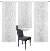 Home Wohnideen Schiebevorhang 3 teiliges Set 225 x 57 cm...