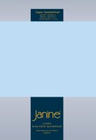 Janine Elastic-Jersey, 95% Baumwolle, 5% Elasthan Spannbettlaken TO SpB.200x200 1 teilig  TOPPER 5001-12-377 hellblau