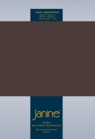Janine Elastic-Jersey, 95% Baumwolle, 5% Elasthan Spannbettlaken TO SpB.200x200 1 teilig  TOPPER 5001-87-377 dunkel braun