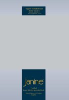 Janine Elastic-Jersey, 95% Baumwolle, 5% Elasthan Spannbettlaken TO SpB.100x200 1 teilig  TOPPER 5001-18-380 silber