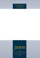 Janine Elastic-Jersey, 95% Baumwolle, 5% Elasthan Spannbettlaken TO SpB. 150x200 1 teilig  TOPPER 5001-10-386 weiß