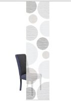 Vision S Schiebevorhang Digitaldruck Bambus-Optik Borden 260 x 60 cm Grau
