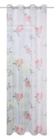 Home Wohnideen Ösenschal Voile Druck Rose 245 x 140 cm Rose