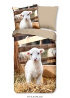 good morning Renforcé Bettwäsche 2 teilig Bettbezug 140 x 200 cm Kopfkissenbezug 60 x 70 cm Lamb 6171.99.01 Multi