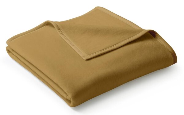 Biederlack Tagesdecke Kuscheldecke 150 x 200 cm Uno Cotton kamel