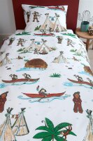 Beddinghouse Kids Bettwäsche Renforcé 2 teilig Kopf Wigwam 176688 Multi 135 x 200 cm, 80 x 80 cm bunt