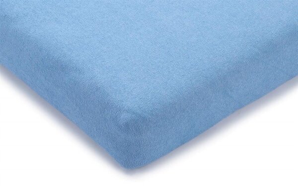 Julius Zöllner Jersey hellblau Spanntuch Laufgittermatratze 68x90+95x95