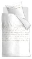 Marjolein Bastin Bettwäsche Renforcé 2 teilig Kopf Ma liefje 181583 Weiß 135 x 200 cm, 80 x 80 cm