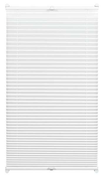 Gardinia EASYFIX Plissee mit 2 Bedienschienen weiß 85 x 130 cm