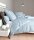 Janine Mako-Satin Bettwäsche 200x220 2x80x80 3 teilig  modernclassic 3912-32-622 perlblau
