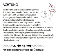 Erfal Klemmfix Rollo Verdunklungsrollo lichtdurchlässig ohne bohren für Fenster