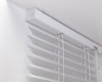 Erfal Aluminium-Jalousie Wand- und Deckenmontage, inklusive Montage-Teile, Alu-Jalousie für Fenster und Türen Länge 130 cm