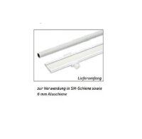 Erfal Schiebevorhang Schiebegardine Flächenvorhang Raumteiler transparent 60 x 245 cm Kos Uni  braun