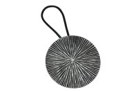 Gardinia Raffband Kreis silber-antik Ø 7,5 cm