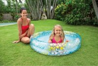 Intex Pool Planschbecken für Kinder 2-Ring 122 x 25 cm Sterne blau