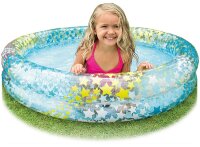 Intex Pool Planschbecken für Kinder 2-Ring 122 x 25 cm Sterne blau