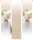 Home Wohnideen Schiebevorhang Digitaldruck 3er Set Benessa 245 x 60 cm natur