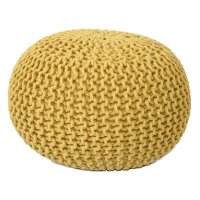 Soma Pouf Ø 55 cm Strickhocker Sitzpouf Sitzpuff...