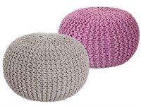 Soma Sitzhocker Pouf Hocker SET 2 Stück...