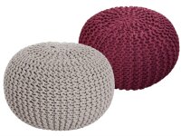 Soma Sitzhocker Pouf Hocker SET 2 Stück...