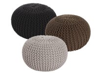 Soma Sitzhocker Pouf Hocker SET 3 Stück...