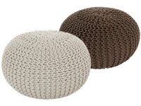 Soma Sitzhocker Pouf Hocker SET 2 Stück...