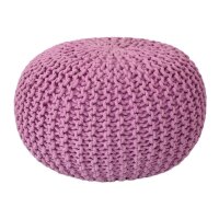 Soma Pouf Ø 55 cm Strickhocker Sitzpouf Sitzpuff...