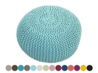 Soma Pouf Ø 55 cm Strickhocker Sitzpouf Sitzpuff...