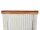 Soma Esszimmer-Stühle Set Rattanstühle Perth 4 Stück weiß, Sitzkissen Leinen weiß (BxHxL) 47 x 97 x 54 cm mit Sitzkissen