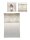 Irisette Biber Bettwäsche 2 teilig Bettbezug 135 x 200 cm Kopfkissenbezug 80 x 80 cm Dublin 8139-11 grau