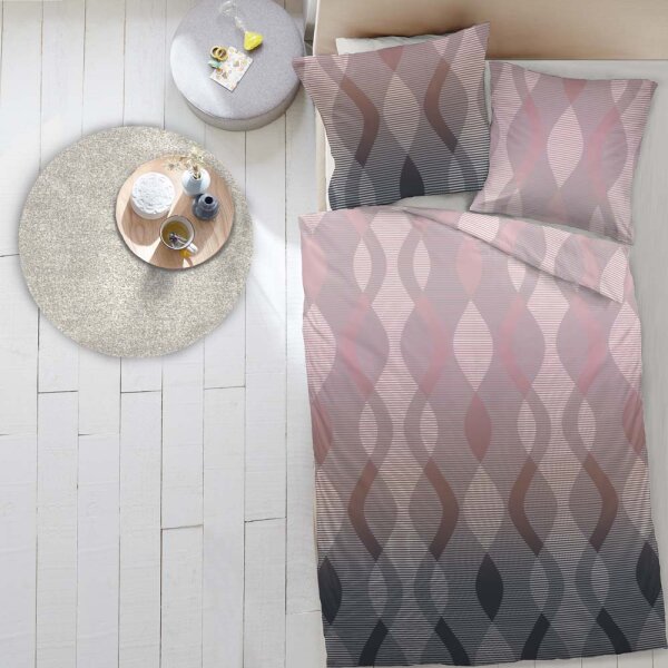 Dormisette Biber Bettwäsche 4 teilig Bettbezug 135 x 200...