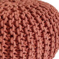 Soma Strickhocker Pouf Ø 45 cm Sitzpouf Sitzpuff...