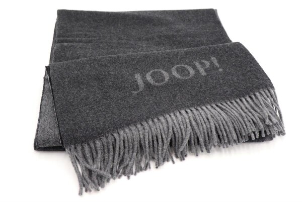 JOOP! FINE-DF Kuscheldecke Wohndecke 130 x 180 Franse Anthra.-Graphit
