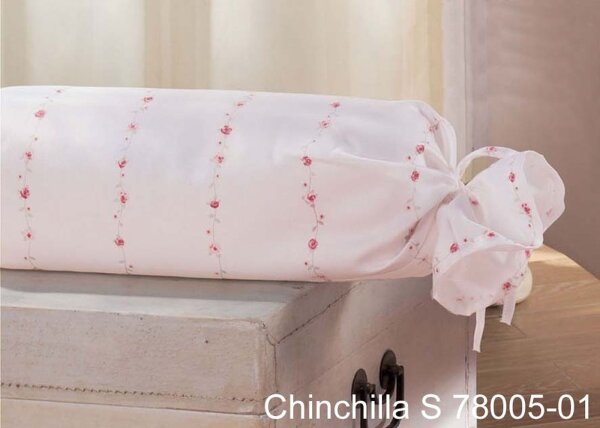Janine Edelflanell 1 teilig Kissenhülle Kopfkissenbezug 15 x 40 cm Chinchilla S 78005-01 rosé