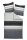Janine Mako Satin Bettwäsche 3 teilig Bettbezug 200 x 220 cm Kopfkissenbezug 80 x 80 cm J. D. 87046-08 graphit schwarz