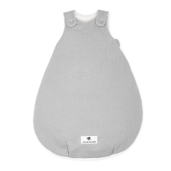 Julius Zöllner grau Babyschlafsack Musselin 56x62