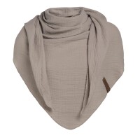 Knit Factory Liv Dreieckstuch 190x85 Beige 190 x 85 cm Beige