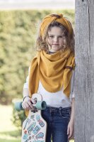 Knit Factory Liv Dreieckstuch 190x85 Beige 190 x 85 cm Beige