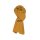 Knit Factory Liv Schal 200x40 cm Glatt Gelb