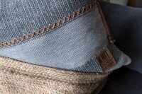 Knit Factory Roxx Kissen 50x50 cm Gestreift Beige