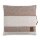 Knit Factory Roxx Kissen 50x50 cm Gestreift Beige