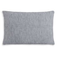 Knit Factory Roxx Kissen 60x40 cm Gestreift Anthrazit Grau