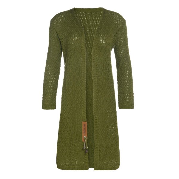 Knit Factory Luna Strickjacke 40/42 Glatt Grün