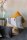 Knit Factory Uni Kissen 60x40 cm Glatt Anthrazit