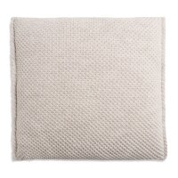 Knit Factory Lynn Kissen 50x50 cm Glatt Beige