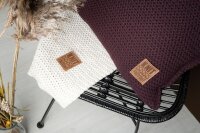 Knit Factory Maxx Kissen 50x50 cm Glatt Grau